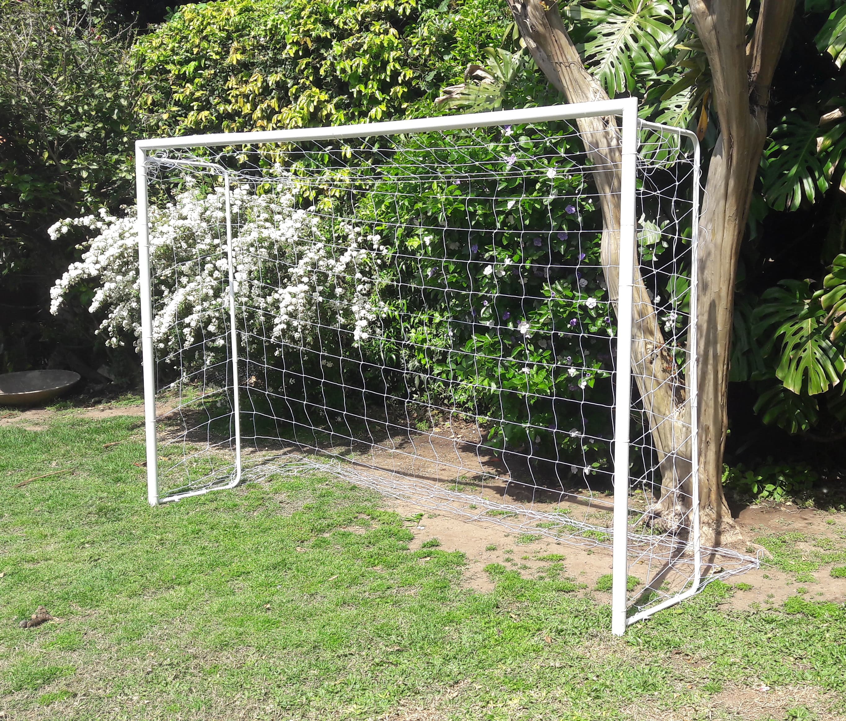 Arco de Fútbol 3×2 mts — Desarmable + Red + Estacas