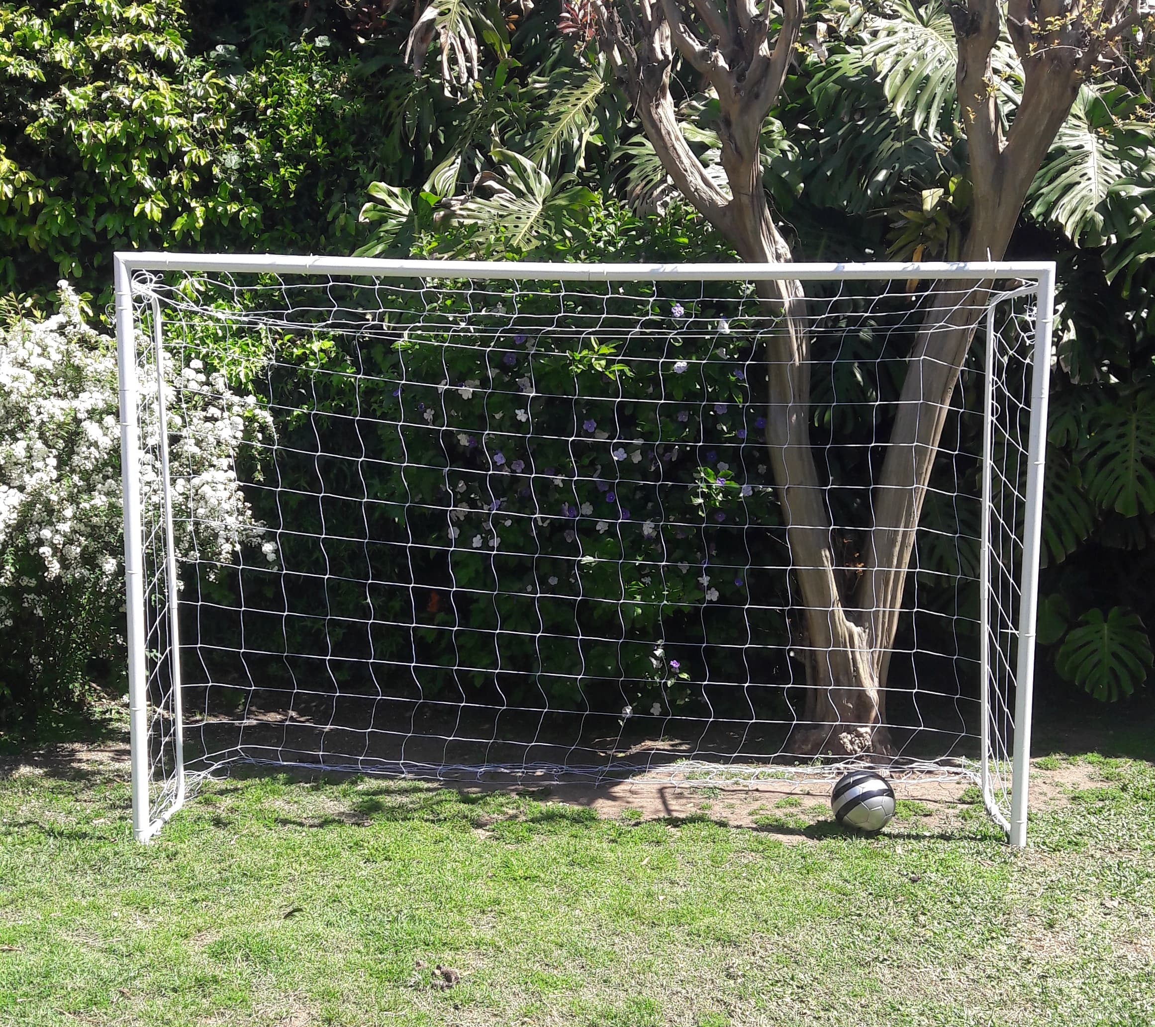 Arco de Fútbol 3×2 mts — Desarmable + Red + Estacas 3